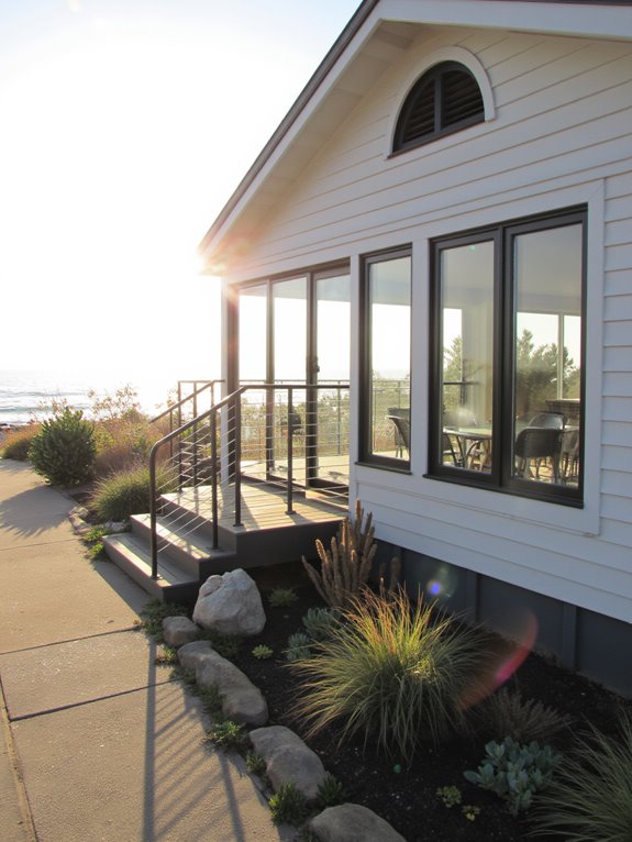 sleek durable low maintenance railings