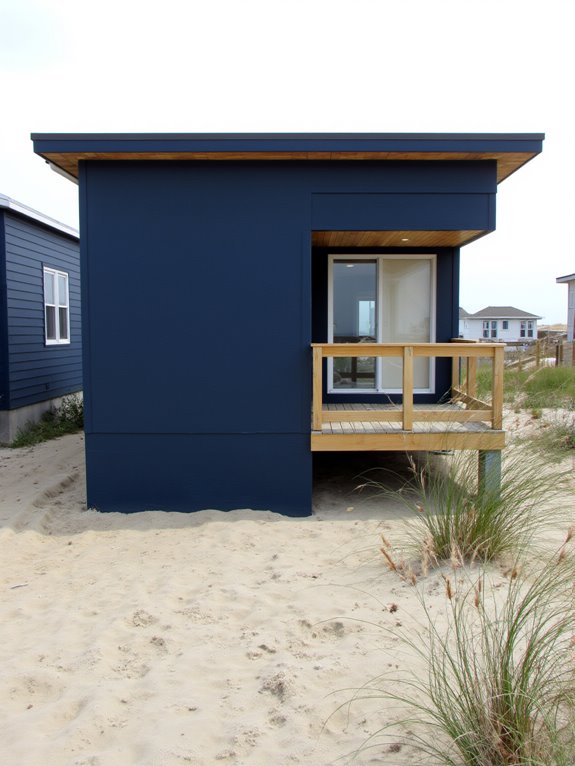 sleek navy minimalism elegance