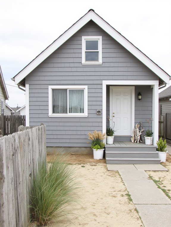 soft gray coastal charm