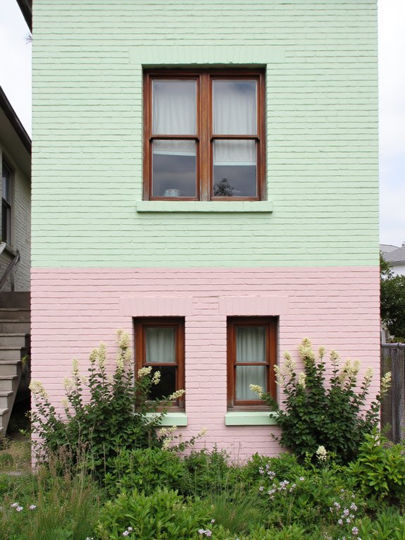 soft pastel brick charm