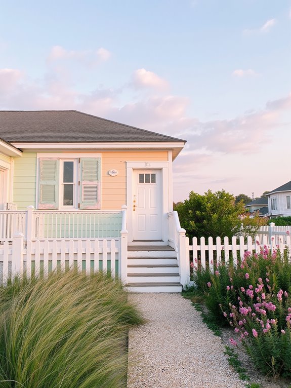 soft pastel coastal charm