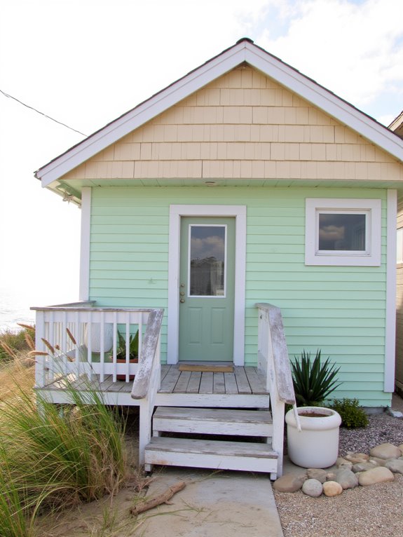 soft pastels coastal vibe