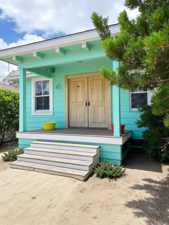 soft teal rustic charm