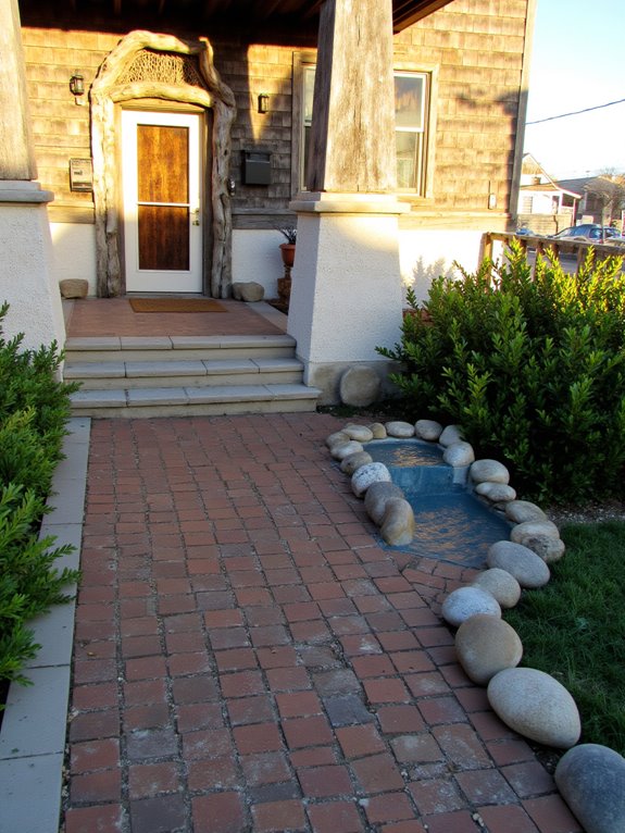 soothing coastal water feature