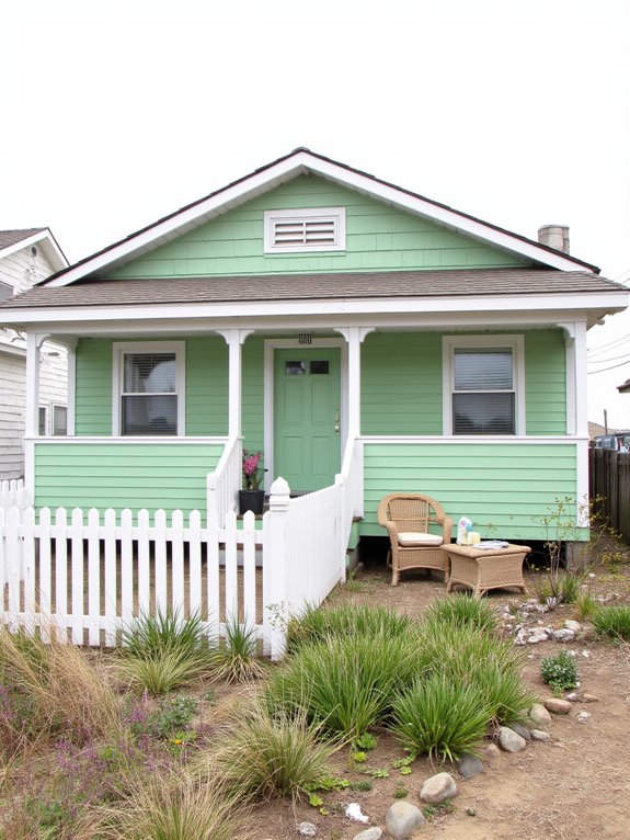 soothing seafoam green tranquility