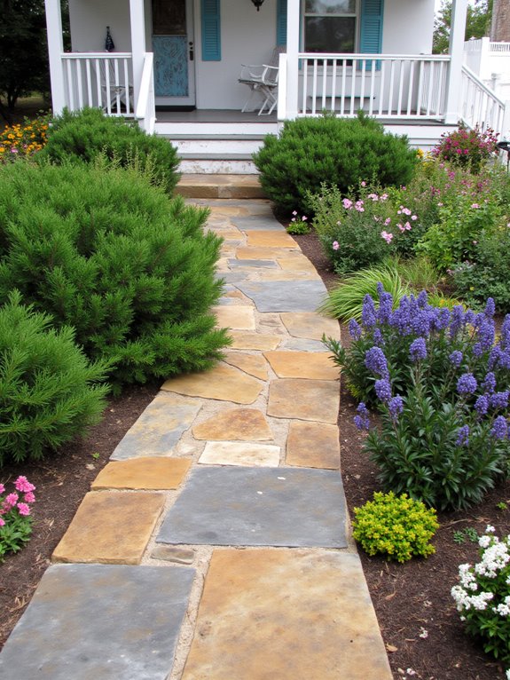 stone pathways enhance landscapes
