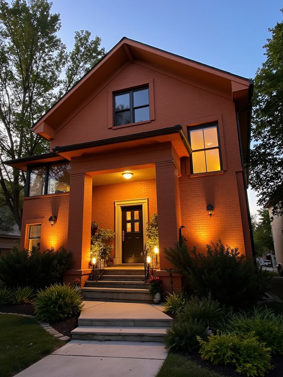 strategic lighting enhances features