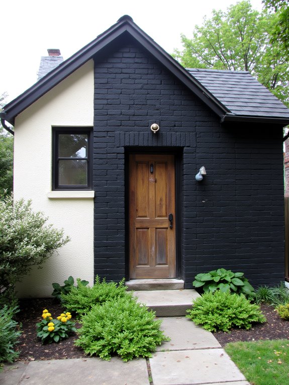 striking dark light color contrast