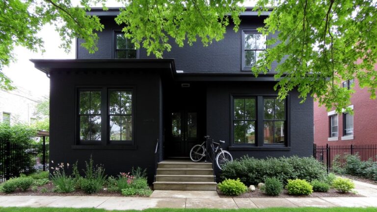 17 Chic Black Painted Brick House Exterior Designs That Make A Statement stylish black brick exteriors