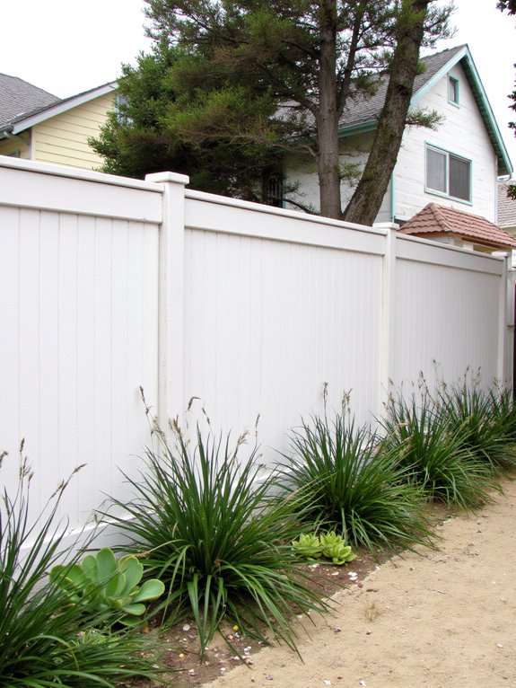 stylish coastal privacy fence