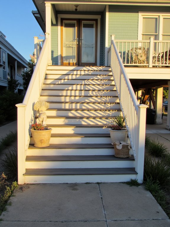 stylish coastal staircase design