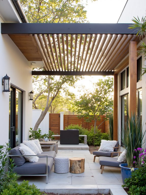 stylish modern outdoor shade