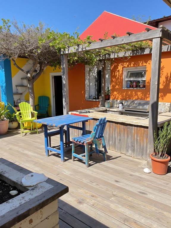 stylish outdoor kitchen design