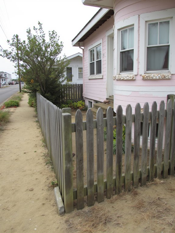 stylish wooden privacy fence