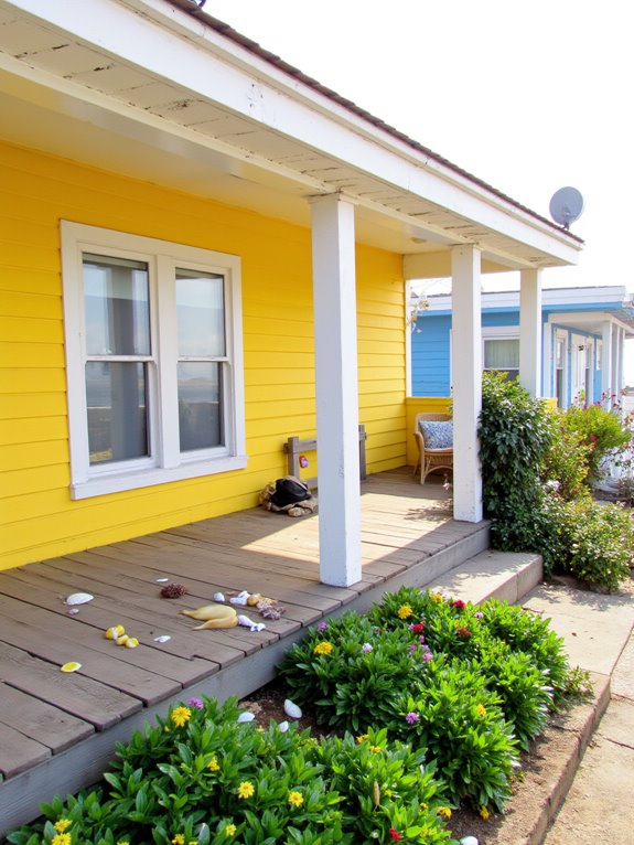 sunny butter yellow exterior