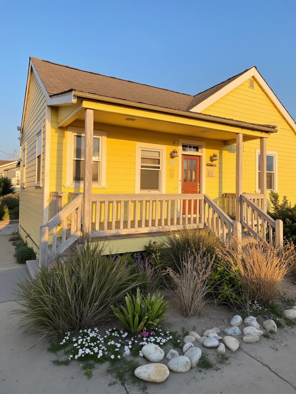 sunny coastal retreat vibes