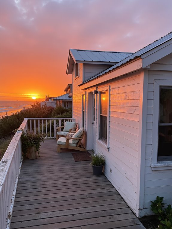 sunset balcony serenity moments