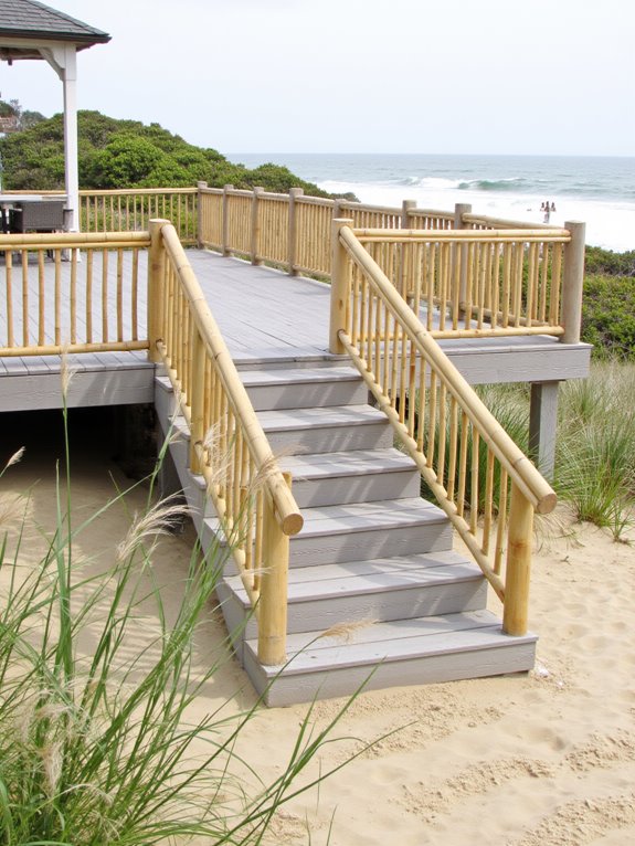 sustainable bamboo railing design
