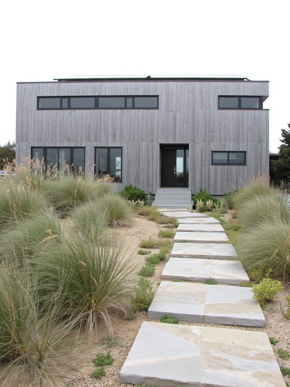 sustainable minimalist beach houses
