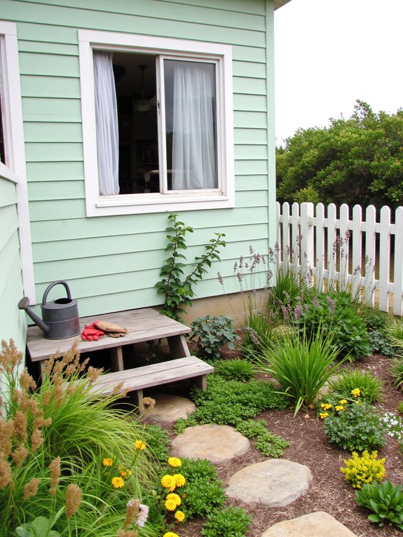 sustainable native plant garden