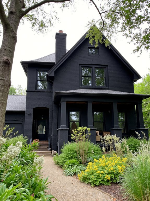 sustainable stylish black brick