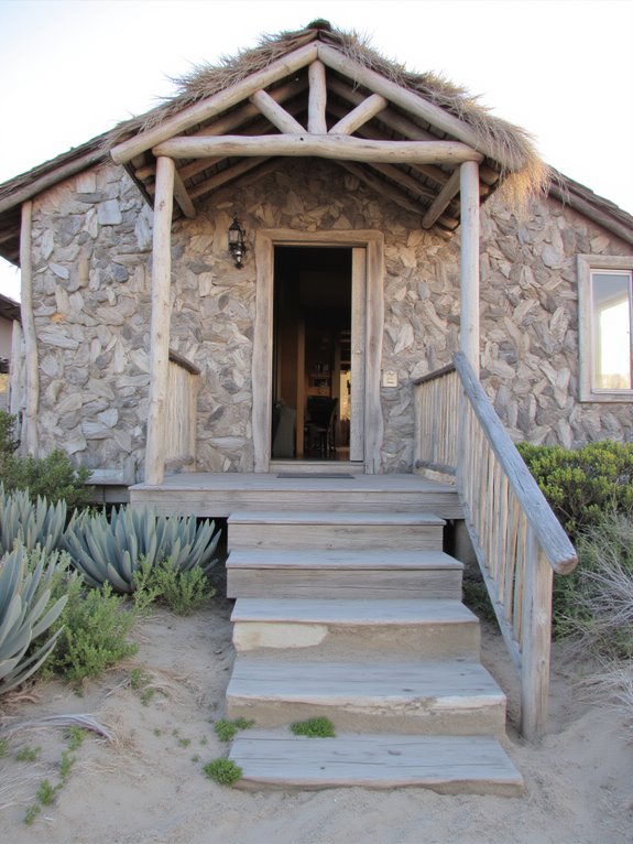 textured driftwood coastal aesthetics