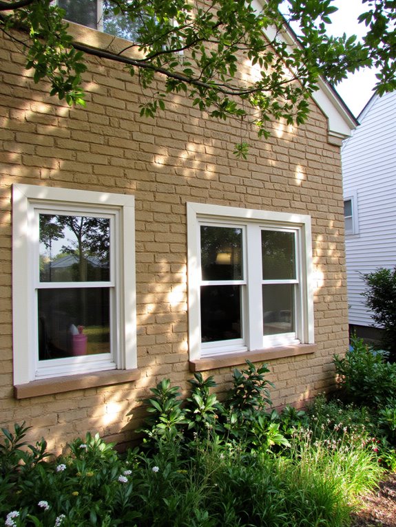 textured finishes enhance brick