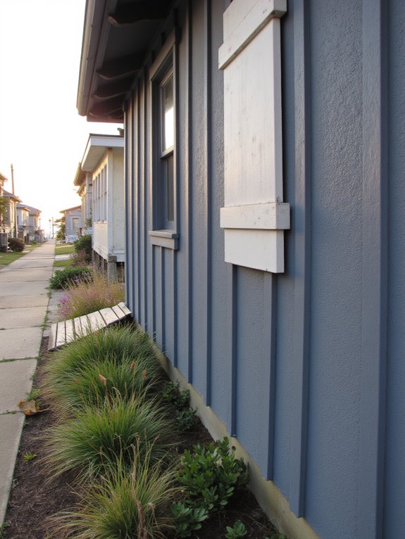 textured finishes enhance siding