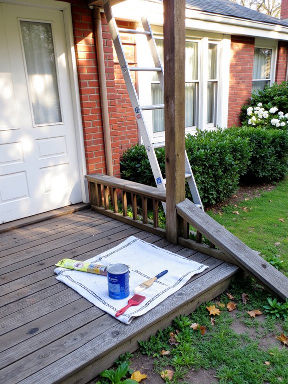 thorough preparation for painting