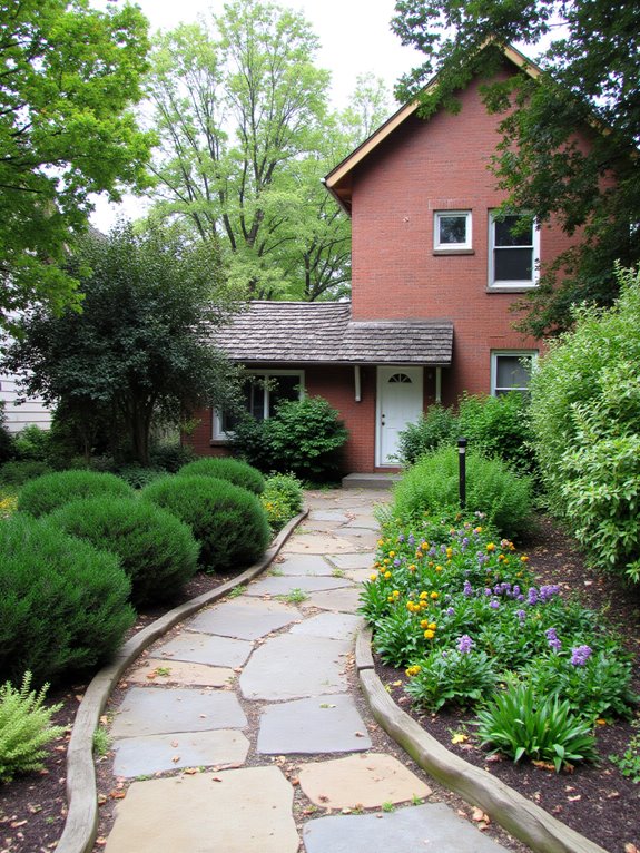 thoughtful landscaping enhances beauty