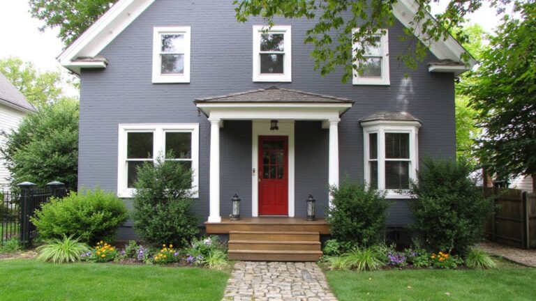 timeless gray brick exteriors