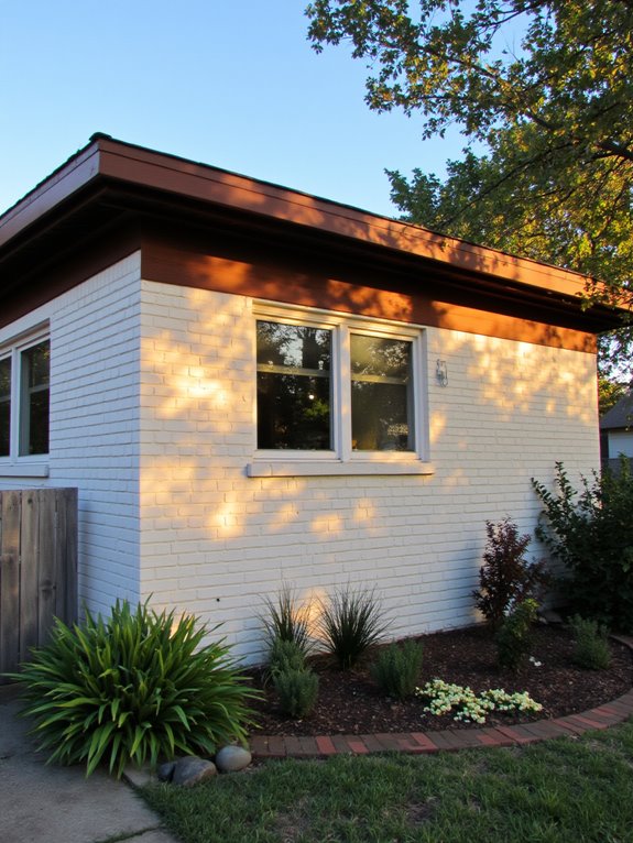 timeless painted brick elegance