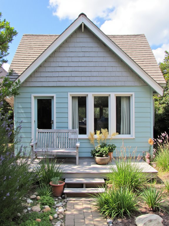 tranquil coastal cottage design