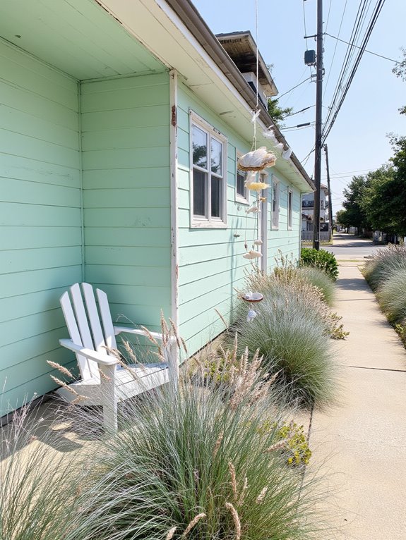 tranquil coastal seafoam greens