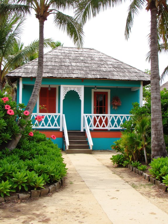 tropical island inspired relaxation