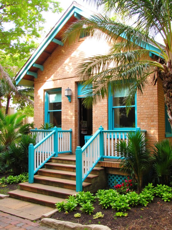 turquoise trim for vibrancy