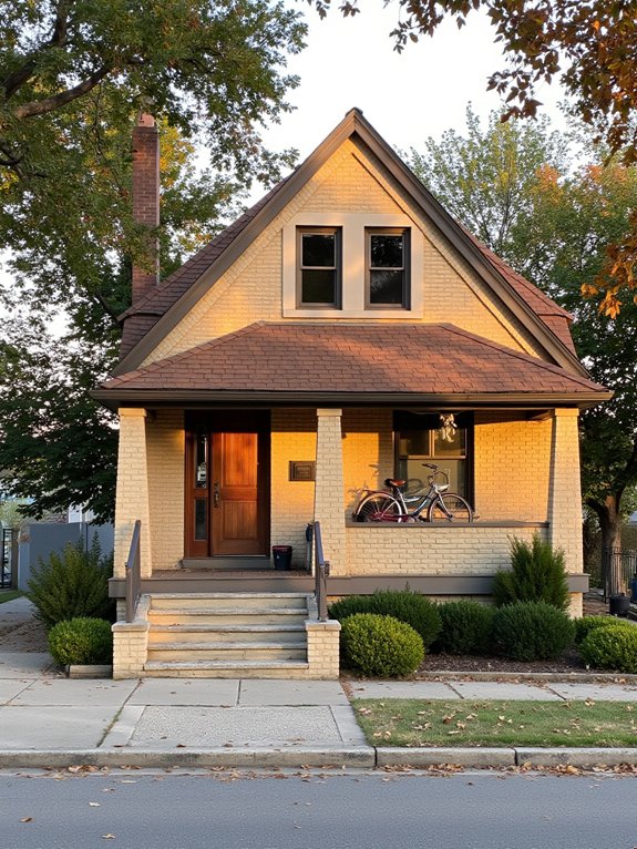 two toned brick design appeal