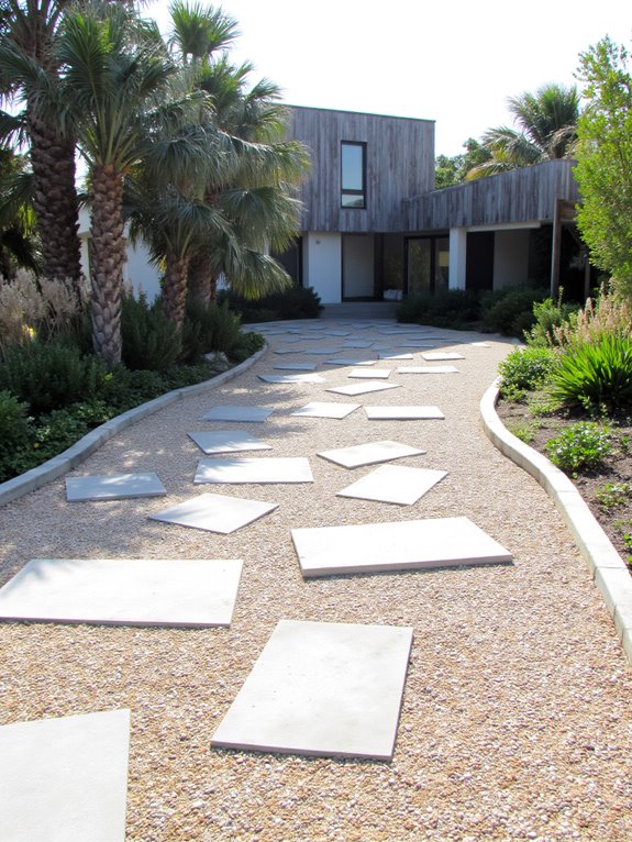 unique driveway design appeal