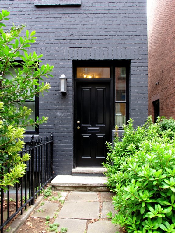 urban chic brick painting