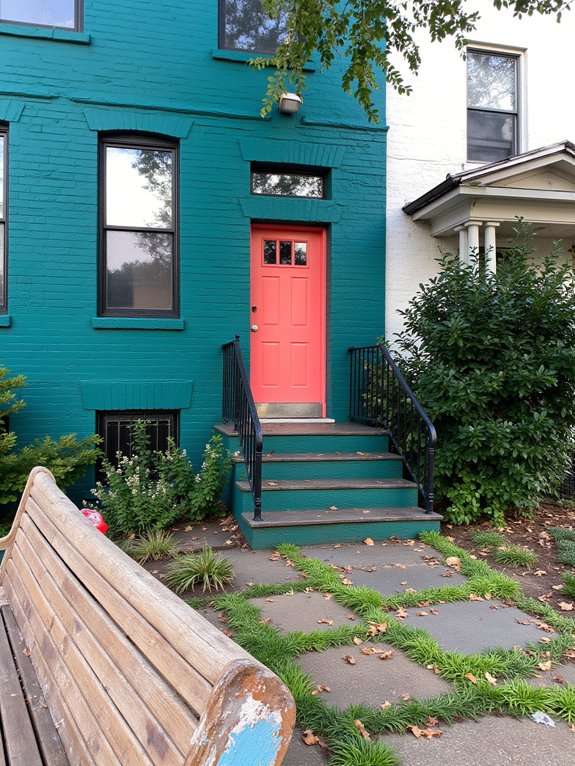 vibrant bold exterior transformations