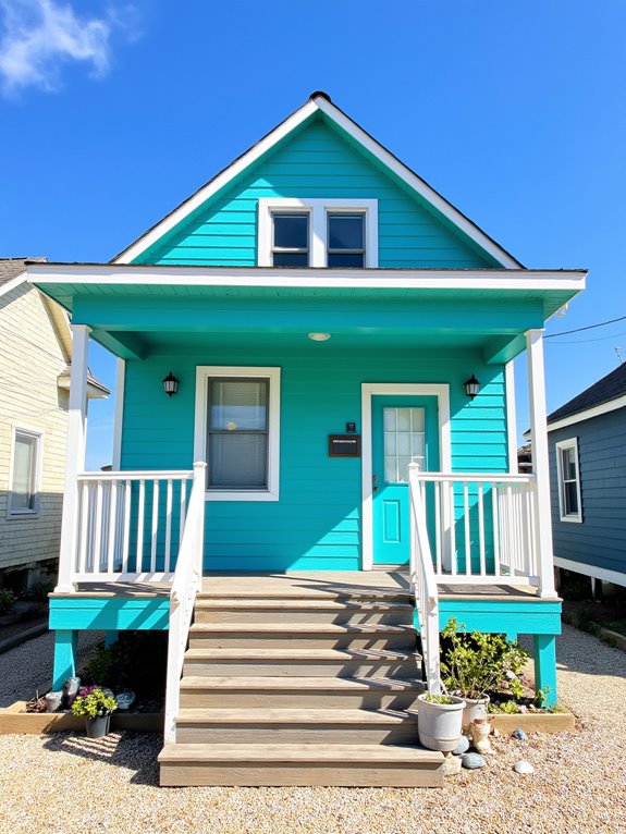 vibrant coastal aqua charm