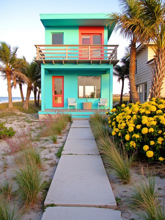 vibrant coastal color palette