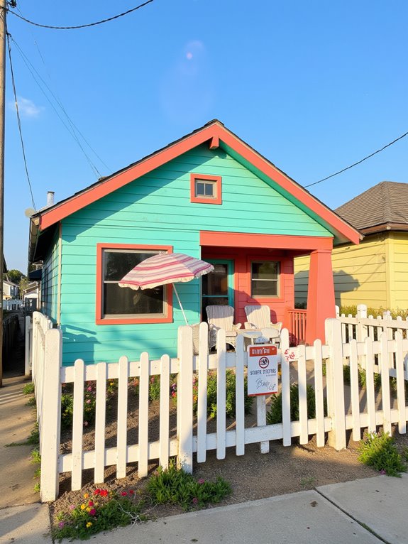 vibrant coastal house colors