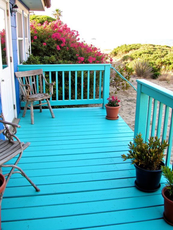 vibrant coastal outdoor retreat