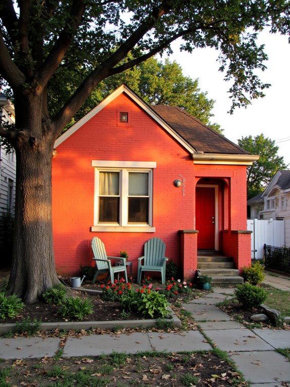 vibrant coral enhances homes