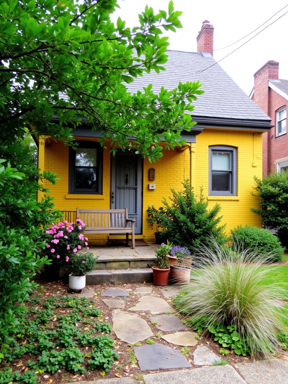 vibrant flowers and greenery