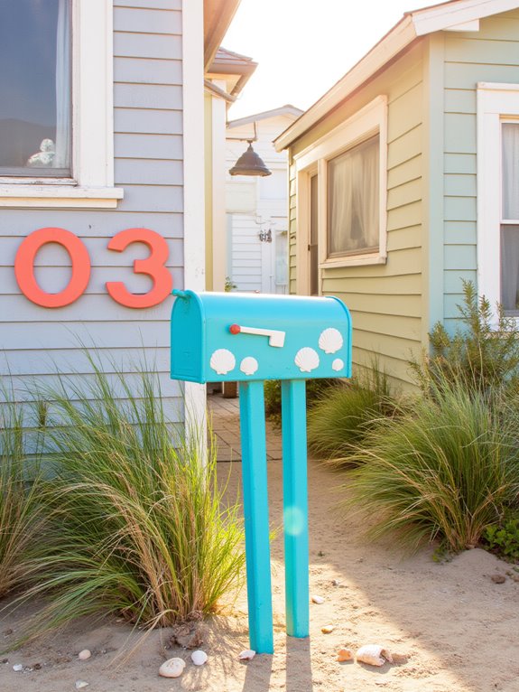 vibrant mailboxes enhance appeal