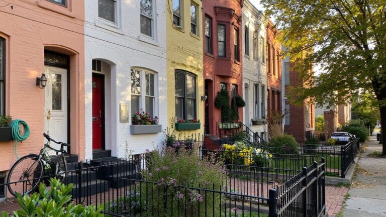 vibrant painted brick aesthetics