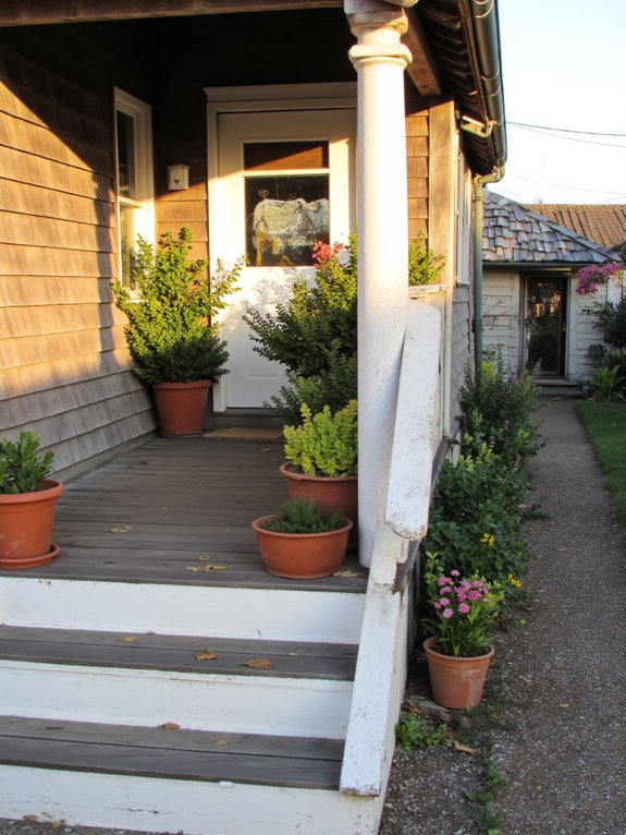 vibrant potted plants enhance
