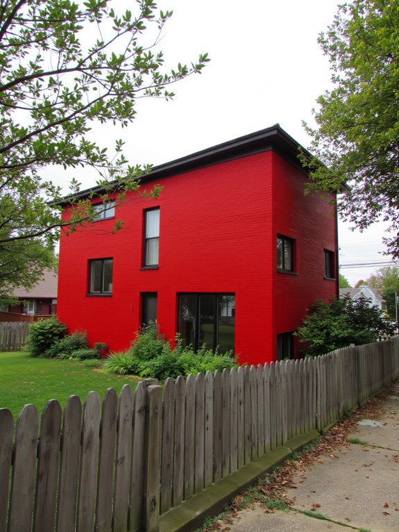 vibrant red brick appeal